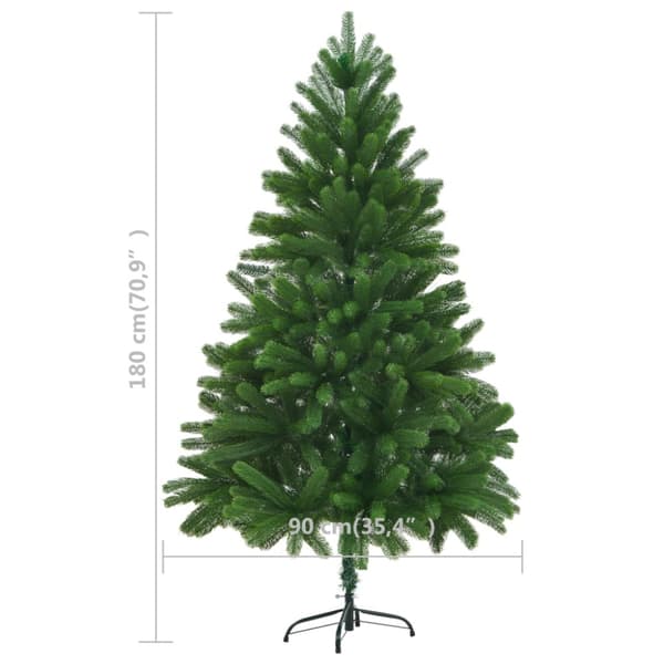 Plastgran verklighetstrogna barr 180 cm grön
