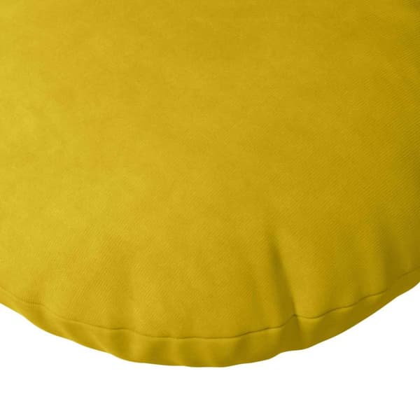 Sittkuddar 2 pcs Gul Ø 80 x 29 cm Sammet