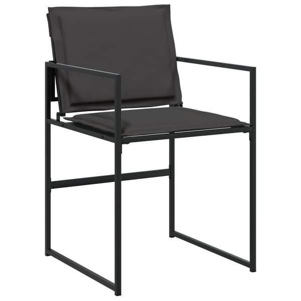 Trädgårdsmöbelset 5 pcs Svart 160 x 80 x 73 cm