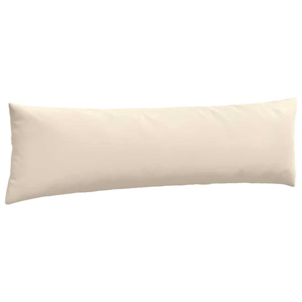 Sofakuddar 2 pcs Beige 145 x 40 cm tyg