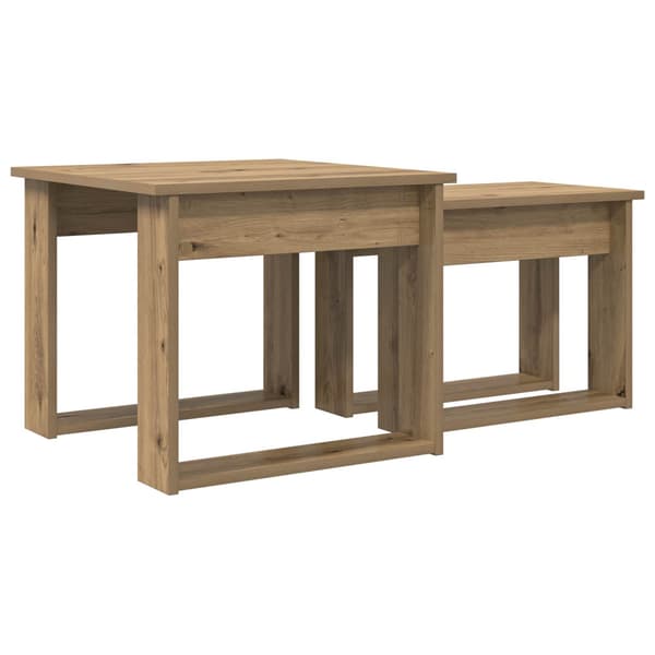 Kaffebordsset 2 pcs Artisan Ek Konstruerat trä
