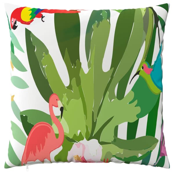 Kuddöverdrag 2 st HEERLEN Flerfärgsdesign 60 x 60 cm Polyester