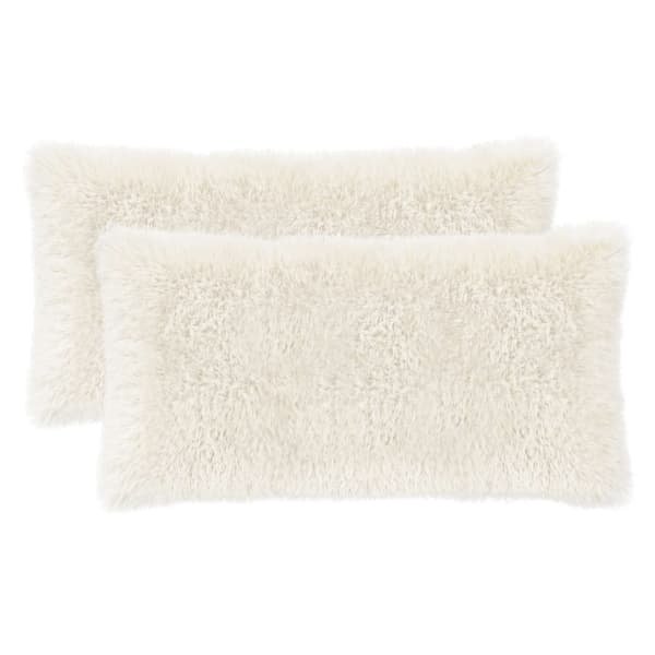 Kudde med kudde HEERLEN 12 st Vit PV Fleece