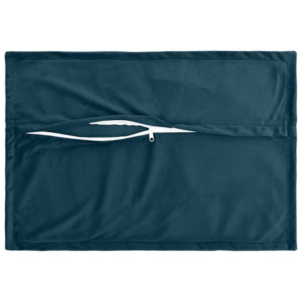 Kuddöverdrag 2 st HOUTEN Blå 50 x 75 cm Sammet
