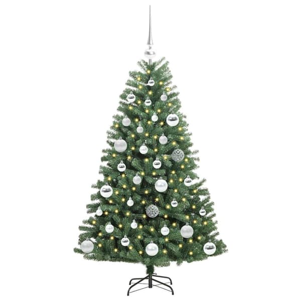 Plast Hingad Julgran Grön 120 cm PVC och metall