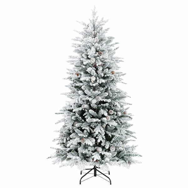 Plast Hingad Julgran 120 cm 150 LED-lampor Varmvit PE & PVC
