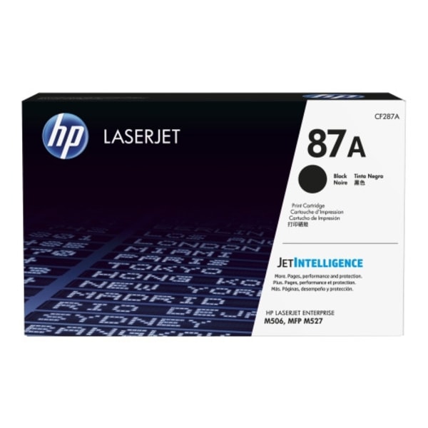 HP 87A - svart - original - LaserJet - tonerkassett (CF287A)