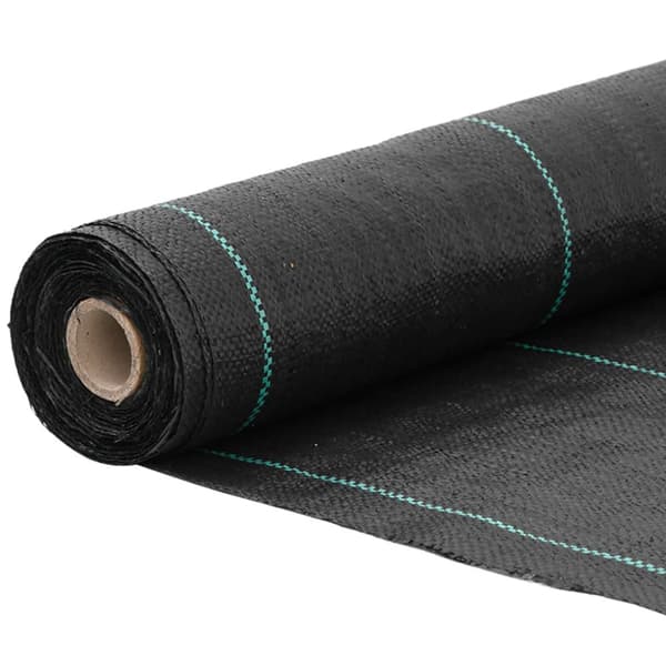 Ogräsmembran svart 1,5x100 m PP