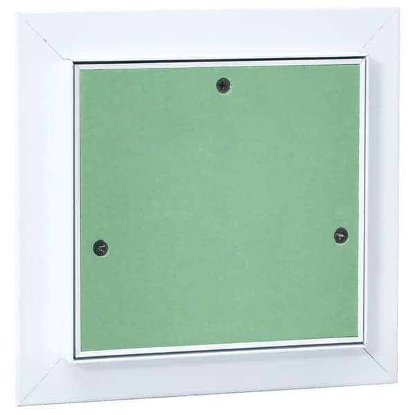 Åtkomstpanel Grön och Silver 20 x 20 cm Aluminium och gips