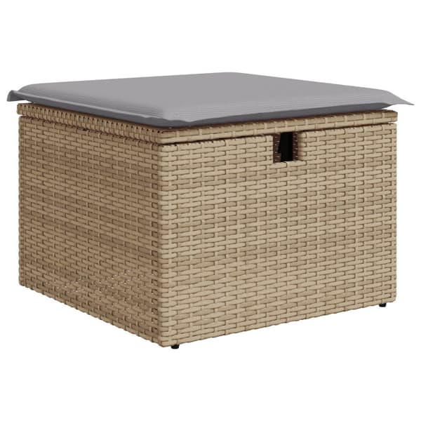 Trädgårdsoffset 8 st Beige konstrotting