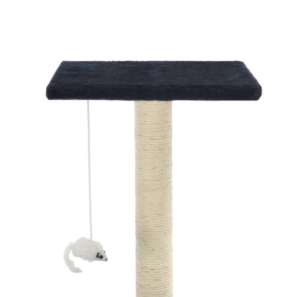 Klösträd med klöspelare och 95 cm mörkblå