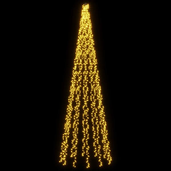 Julgransbelysning med 12 LED-lampor 2004 LED-lampor Varmvit
