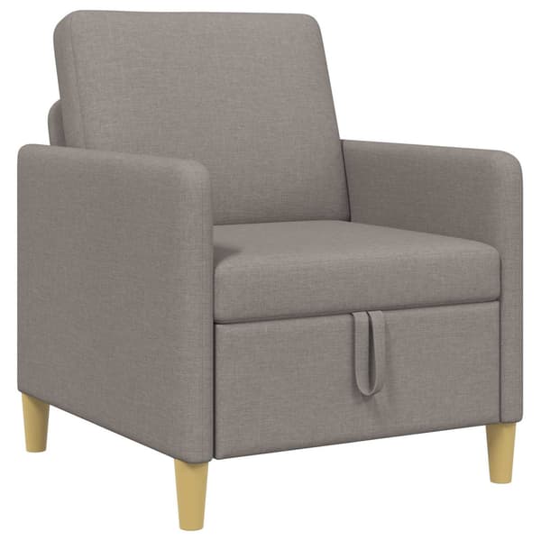 Soffa med förvaring Taupe 72 x 78 x 87 cm Polyester