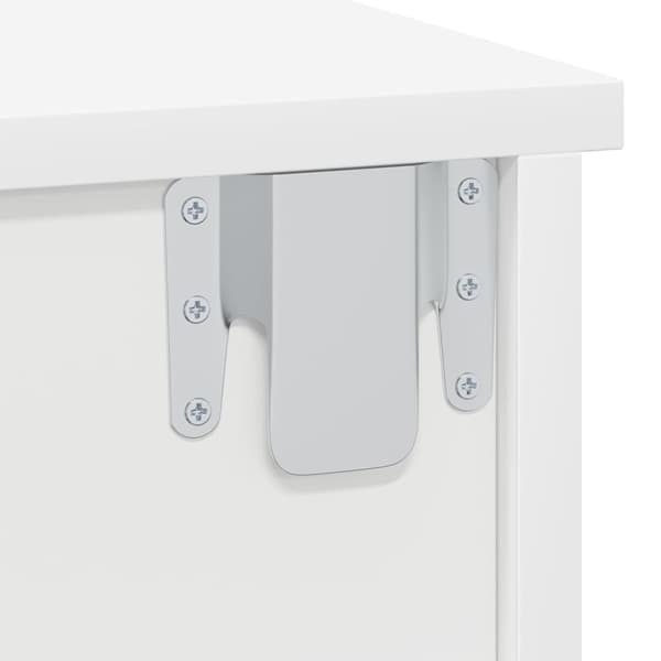 Sängbord Vit 40 x 31 x 15 cm Konstruerat trä
