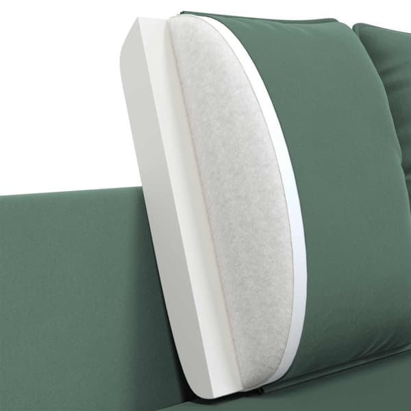 2-sits soffa Havgrön 188 x 81 x 89 cm Sammet