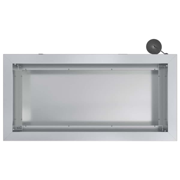 Odlingslåda med LED Silver 30 x 60 x 30 cm Galvaniserat stål