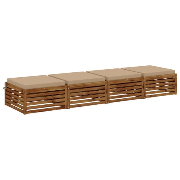 4-delade Sittdynor SOEST 4 st 100% Polyester Sand