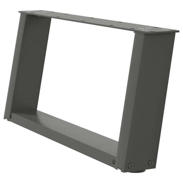 Soffbordsben U-formade 2 st antracit 60x(30-31) cm stål