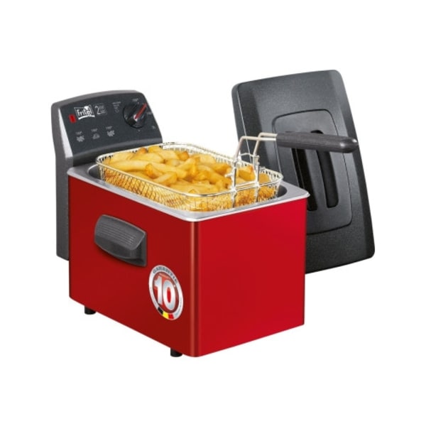 FRITEL TURBO SF 4153 - fritös - svart/röd/grå Antracit, Svart, Röd