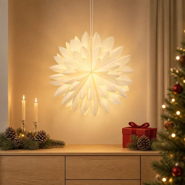 Julbelysning RAAHE 10 LED-lampor Varmvit 45 x 17 x 45 cm