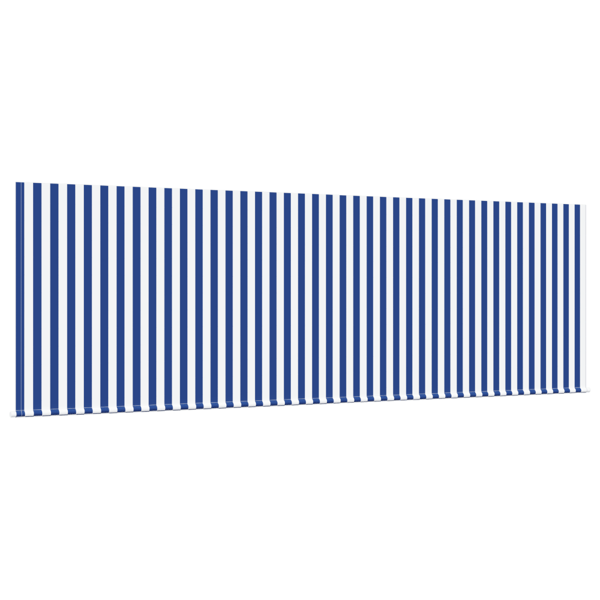 Utfällbar markis Blå 350 x 200 cm tyg