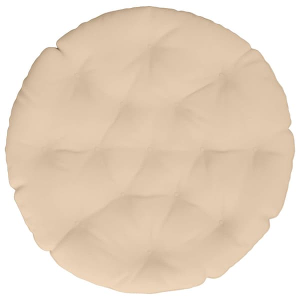 Hängstolskudde VIANEN 100% Polyester Gräddvit Ø 80 x 12 cm