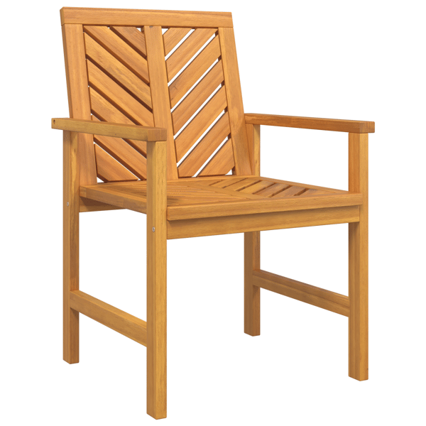 Trädgårdsmöbelset 4 pcs Brun Massivt Akaciaträ