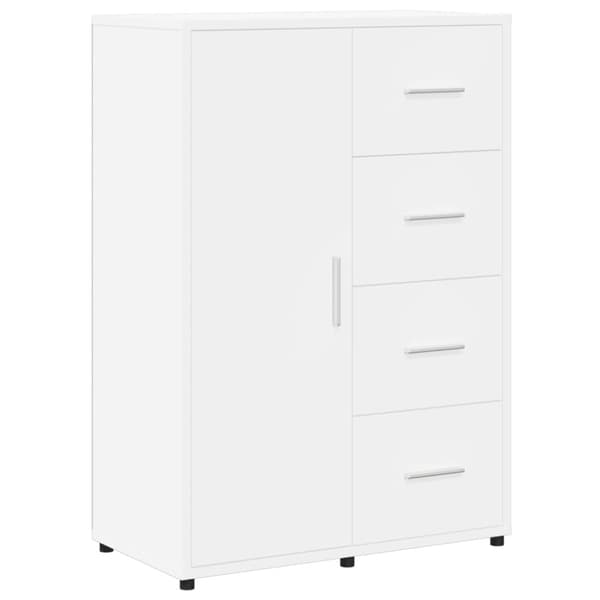 Skänkar 2 st vit 60x31x84 cm konstruerat trä