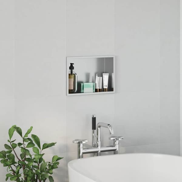 Dusch Nisch Silver 30 x 20 x 9,5 cm Rostfritt stål