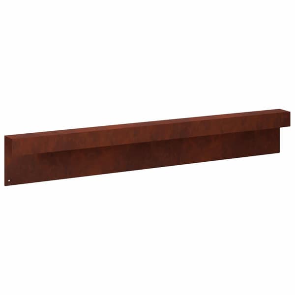 Topprofil för rabattkant 2 st 100 x 6 x 15 cm