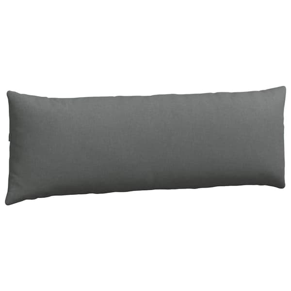 Sofakuddar 2 pcs Mörkgrå 120 x 40 cm tyg