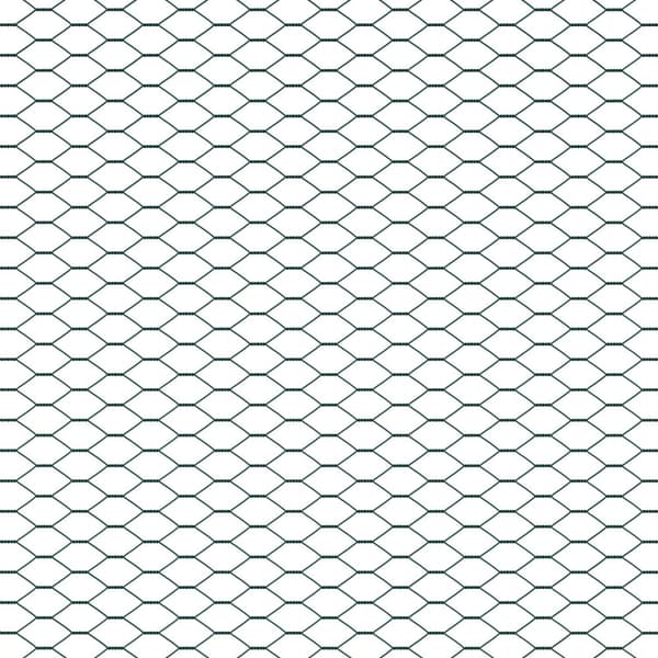 Hexagonstängsel Grön 1 x 50 m PVC