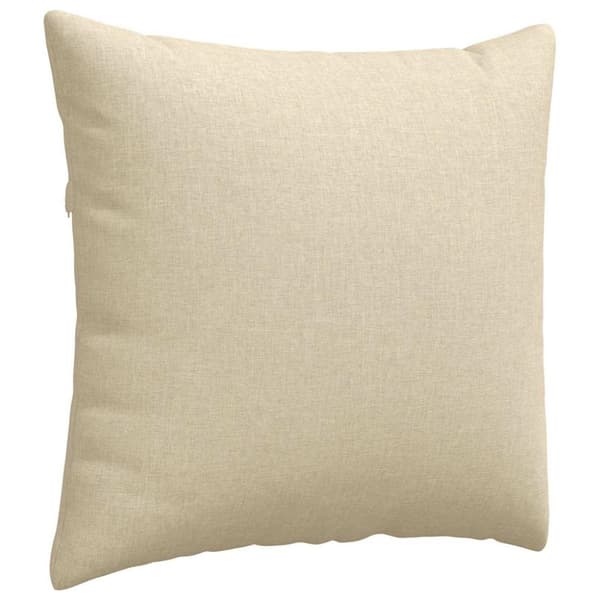 Sofakuddar 2 pcs Kräm 45 x 45 cm tyg
