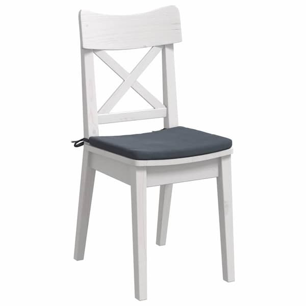 Sittkuddar 4 pcs Mörkgrå 40 x 40 x 3 cm Sammet