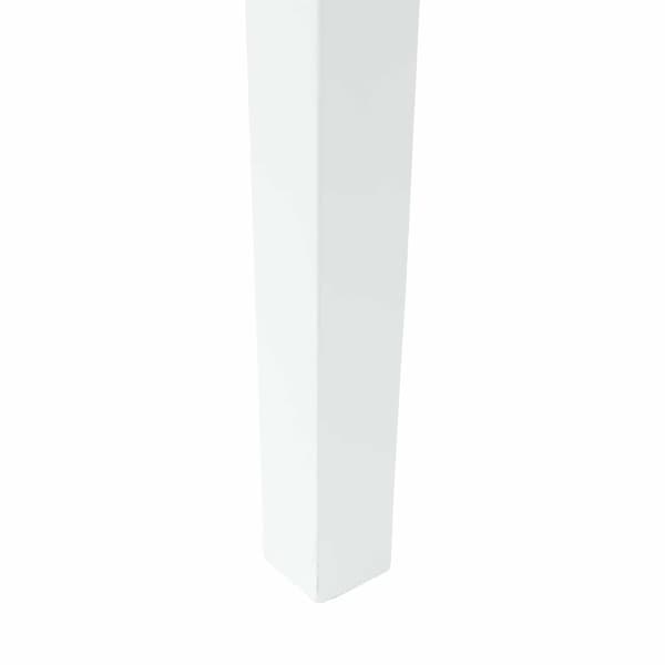 Matstolar 2 pcs Vit 50 x 52,5 x 91 cm Massiv Gummiträ