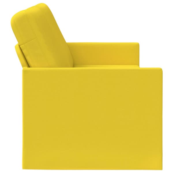 3-sitssoffa Ljusgul 220 x 81 x 82 cm Tyg