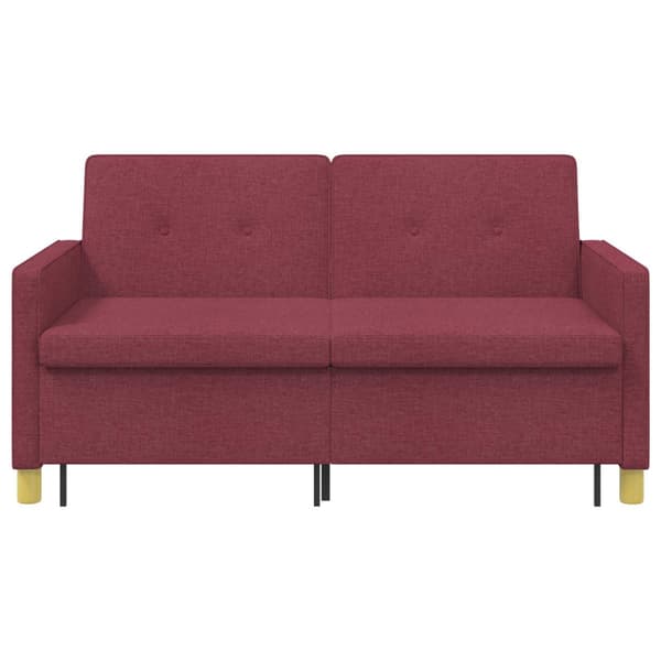 Pull Out Sofa Bed Vinröd Tyg