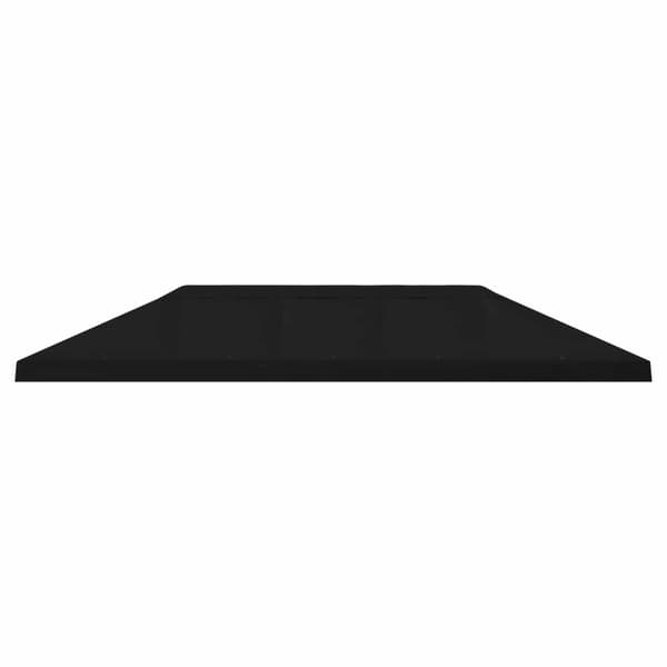 Gazebo taköverdrag 6 x 3 m Svart Polyester 190 gsm