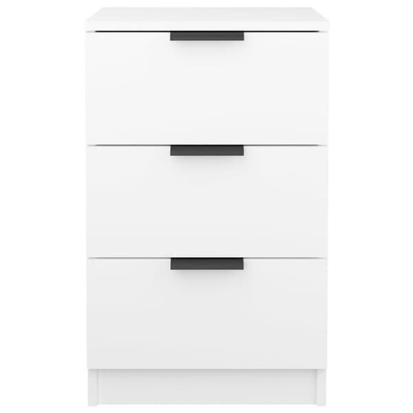 Sängbord vit 40x36x65 cm