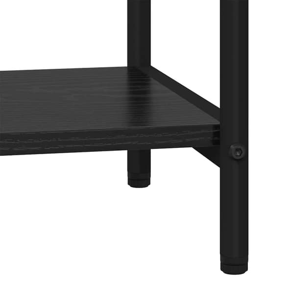 Hyllsystem Svart Ek 80 x 30 x 146 cm Konstruerat trä