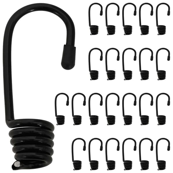 Krokar 24 st Svart 4 mm x 5 cm Stål