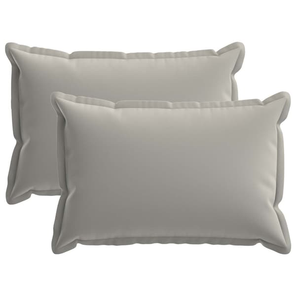 Kudde med kudde HOUTEN 2 st Grå Polyester