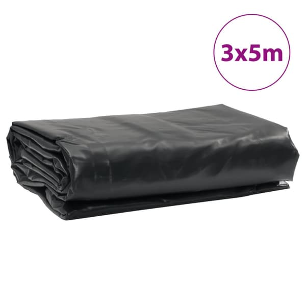 Presenning antracit 3x5 m 650 g/m²