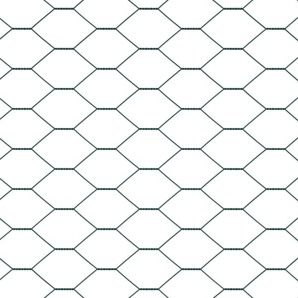 Hexagonstängsel Grön 1,6 x 100 m PVC