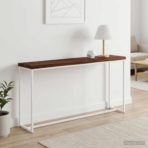 Rektangulärt Bordsskiva 90 x 50 x 3,5 cm Rektangulär Mörkbrun