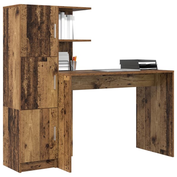 Skrivbord 2 pcs Gammalt trä