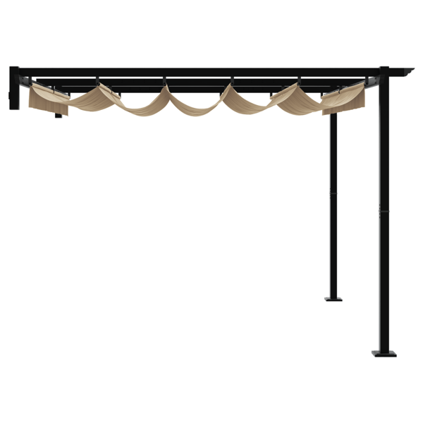 Paviljong Taupe 300 x 300 x 200 cm Polyester