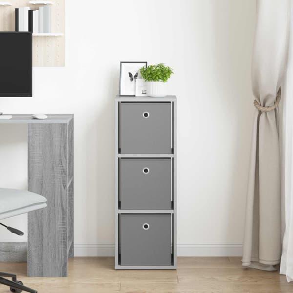 Sideboard med låda Grå Sonoma 30,5 x 27 x 84,5 cm