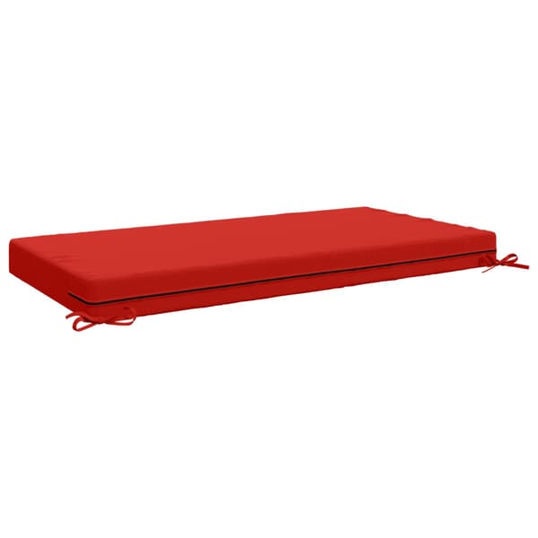 Sittkudde SOEST 100% Polyester Röd 120 x 60 x 10 cm