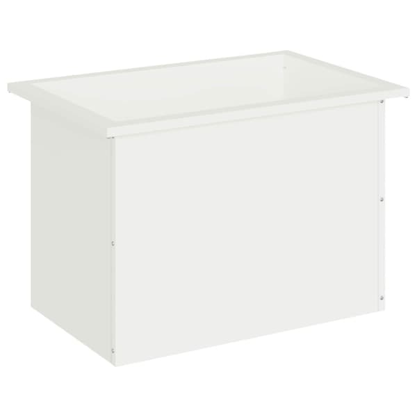 Odlingslåda med LED Vit 40 x 60 x 40 cm Stål
